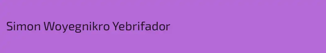 Simon Woyegnikro Yebrifador